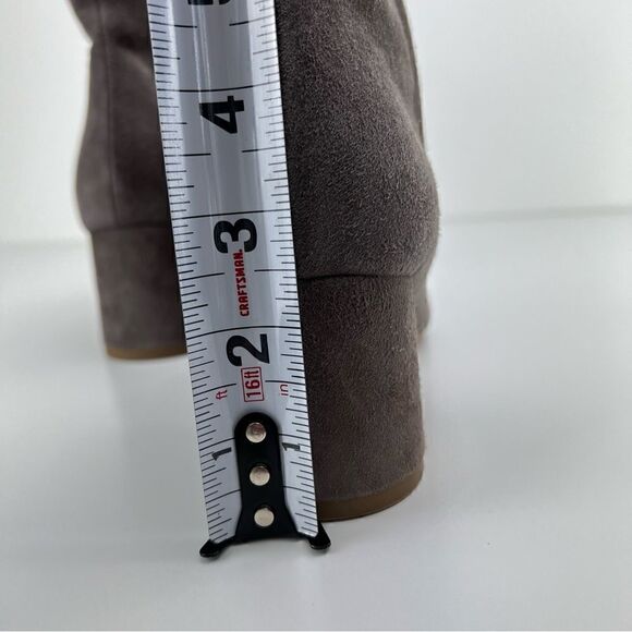 VINCE. Ridley Suede Grey Boots Booties 8.5 - Picture 11 of 15